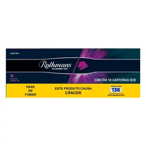 Cigarro Rothmans Purple Boost