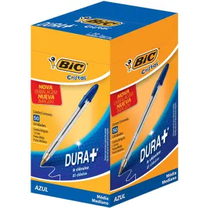 Caneta Bic Cristal Azul 50Un
