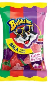 Mdlz Bubbaloo Bala Mix 15 gr
