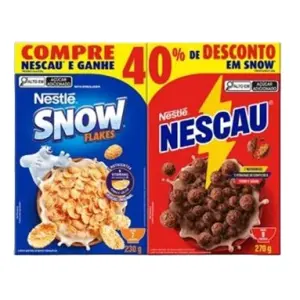 Alim Mat Nestle 500Gr Nescau e Snow 40% Un/0001/Un