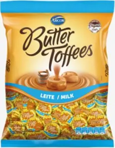 Bala Butter Toffees 500G Leite Ref 8739