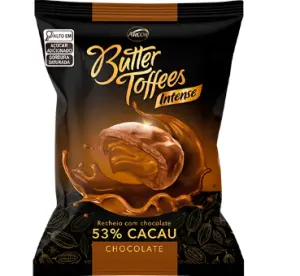 Bala Toffee Cacau Chocolate 500G