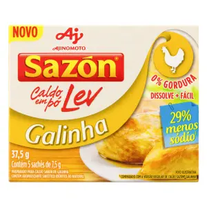 Caldo Sazon Galinha Lev 37,5 g