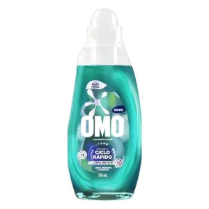 Lava Roupa Liquido Omo Acao Total 750Ml