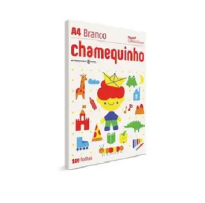 Papel Chamequinho Branco A4 100 Folhas