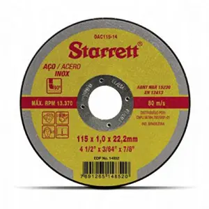 Disco Starrett Corte