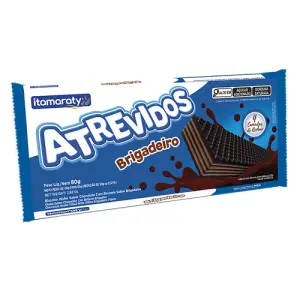 Biscoito Itamaraty Wafer Atrevidos Brigadeiro 50X80Grs