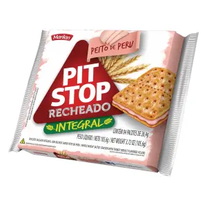 Bisc. Marilan Pit Stop Rech.peito Peru 91Gr