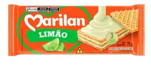 Bisc. Marilan Wafer Limao 70Gr