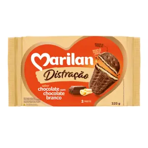 Bisc. Marilan Distracao Choc.branco 280G