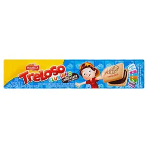 Bisc Recheado Treloso Clubinho Chocolate