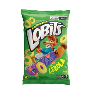 Salgadinho de Milho Lobits Cebola 40Gr