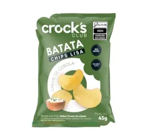 Batata Crocks Club Creme de Cebola