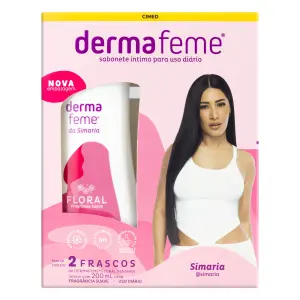 Sabonete Intimo Dermafeme Floral Kit 2X200Ml R0494