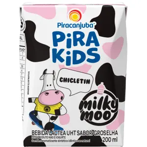 Bl Piracanjuba Pirakids Milkymoo Chicletin 200Ml