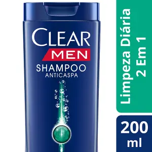 Shampoo Clear Men Limpeza Diaria 2Em1 200Ml