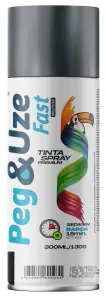 *Tinta Spray Peguze Alum Metal 300Ml - Ref 6354