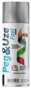 *Tinta Spray Peguze Crom Metal 300Ml - Ref 6358