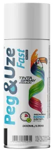 *Tinta Spray Peguze Bco Bril Uso Ger 300Ml - Ref 6373