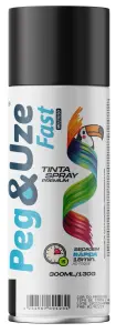*Tinta Spray Peguze Pto Fosco Uso Ger 300Ml - Ref 6383