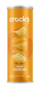 Batata Crocks Club Tubo Queijo 100G