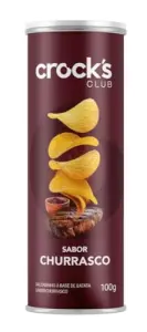 Batata Crocks Club Tubo Churrasco 100G