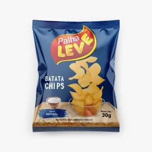 Bat Chips Palha Leve 24X30G Natural