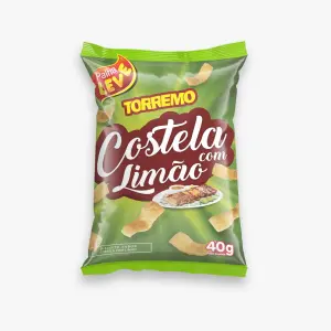 Torremo Palha Leve 30X40G Costela/Lima