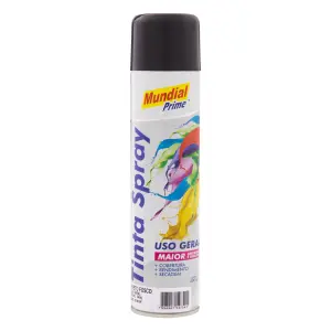 Tinta Spray Preto Fosco Colore 400Ml