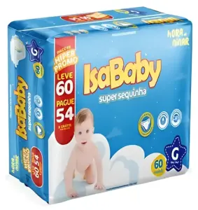 Fralda Isababy Hiper g 60 un