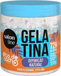 Gelatina Salon Line Defnicao Natural 550G